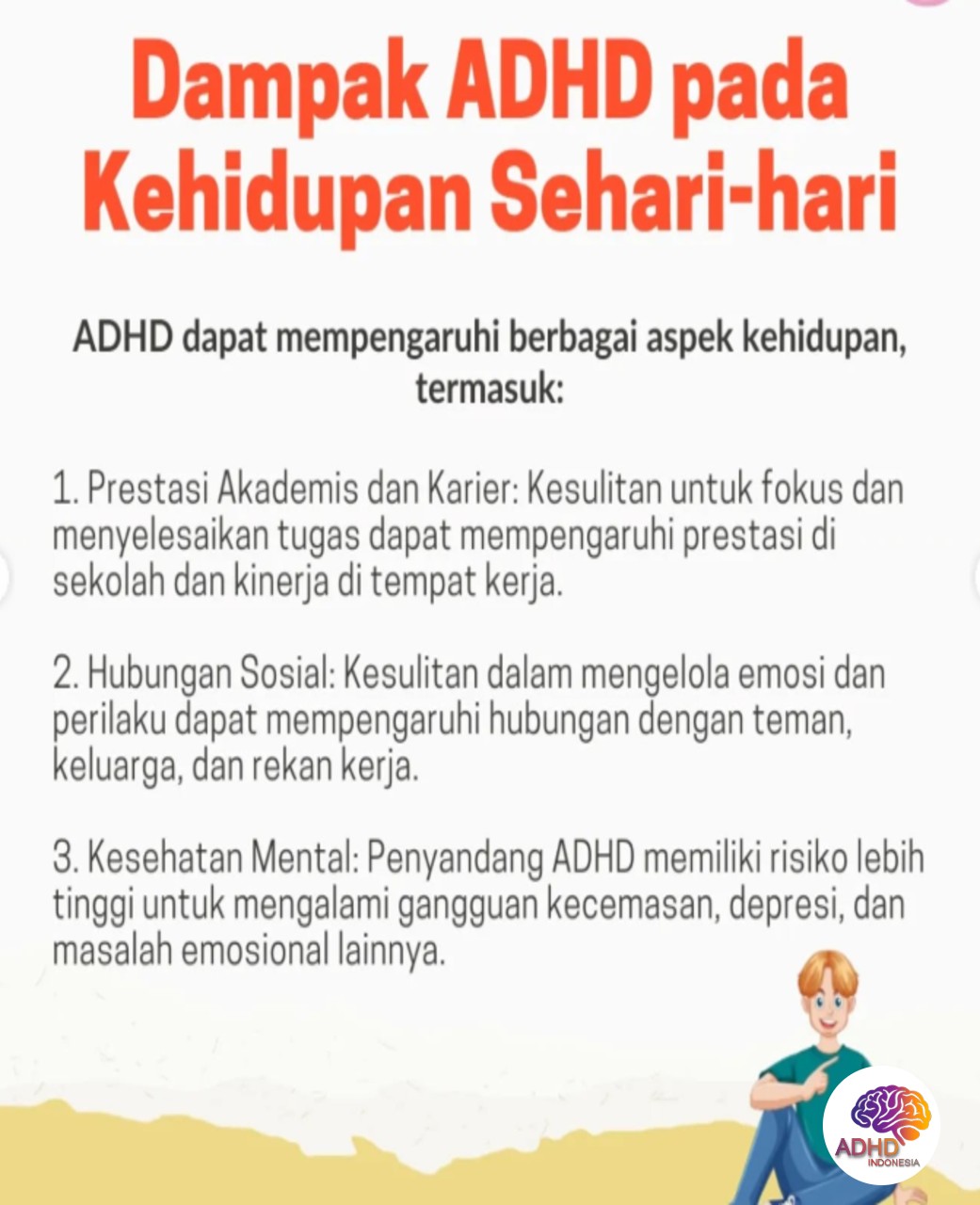 ADHD dan Hubungan Sosial Anak di Lingkungan Sekolah di Kabupaten Pesawaran