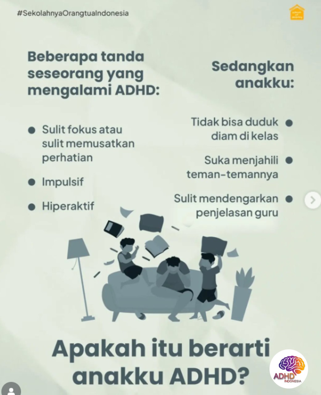 Ciri dan Gejala ADHD pada Anak Usia Dini di Kabupaten Pesawaran